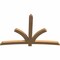 Ekena Millwork Davenport Timber Gable Bracket, Western Red Cedar, 96"W x 64"H x 3 1/2"D x 5 1/2"F, 16/12 Pitch GBW096X64X0406DAV00SWR - alternate 5